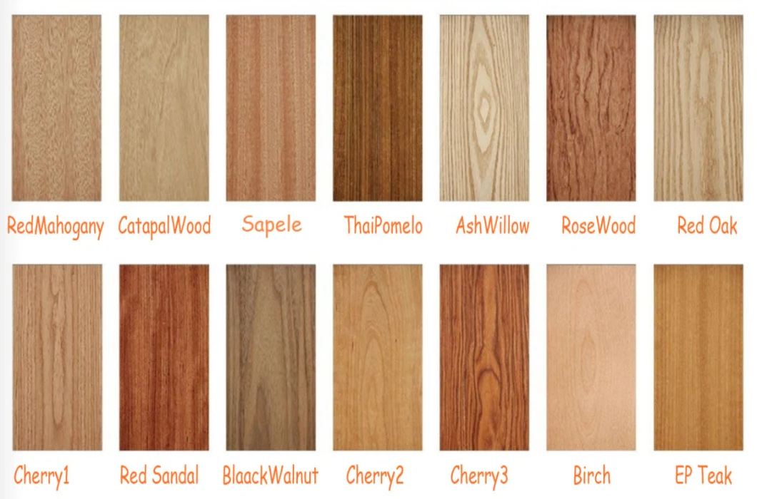 Entrance Wooden Panel Veneer Skin for Home Decoration Door